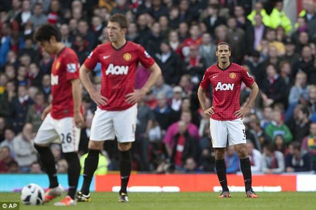 Sự thất vọng của Ferdinand, trung vệ 33 tuổi này là người mắc lỗi trong hầu hết các bàn thua của Man United...